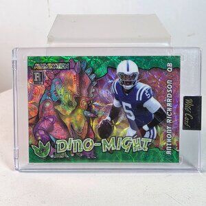 Wild Card Anthoy Richardson Rookie Football Card Dino-Might Series Alumnation Gr